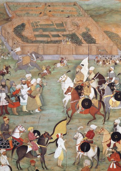 Surrender of Kandahar to Said Khan, c.1640 by Indian School